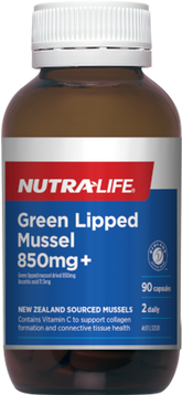 Nutra-Life Green Lipped Mussel 850mg+